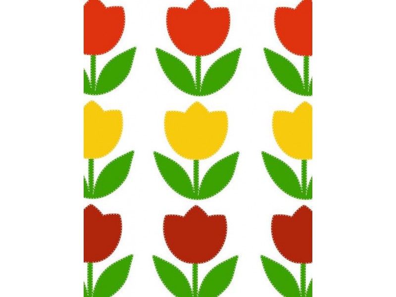 Tulipános kerékpár matrica, piros, sárga, narancs - 24 db-os Tulipános kerékpár matrica, piros, sárga, narancs - 24 db-os