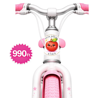 Alma ovis jeles kerek bicikli matrica vázra