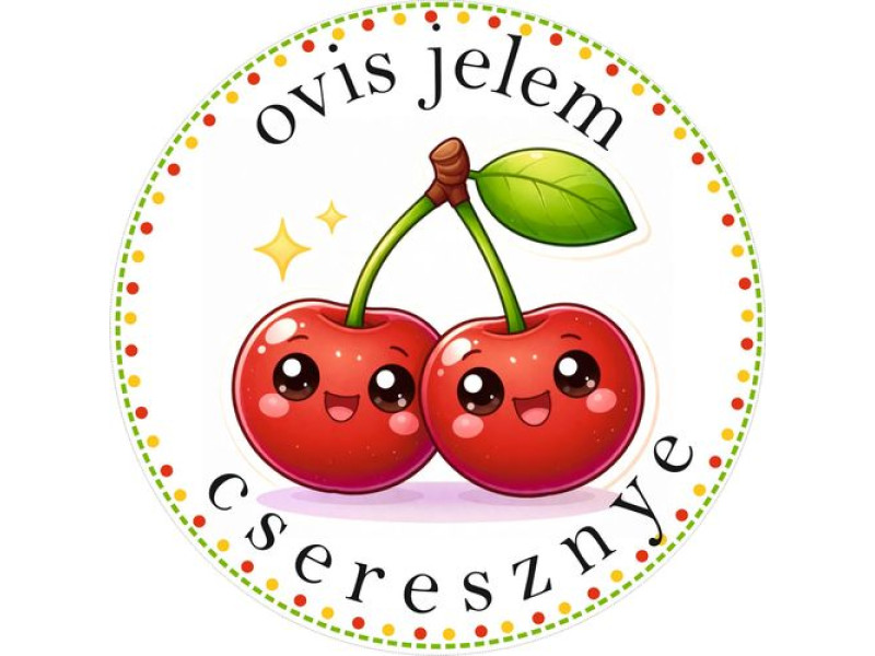 Cseresznye ovis jeles kerek bicikli matrica vázra