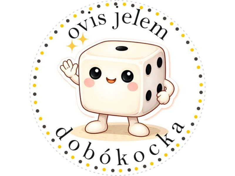 Dobókocka ovis jeles kerek bicikli matrica vázra