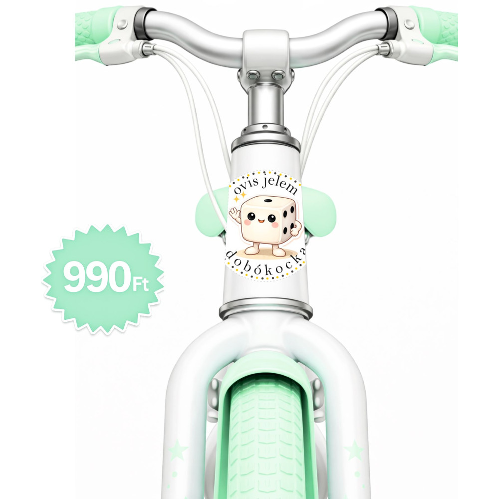 Dobókocka ovis jeles kerek bicikli matrica vázra