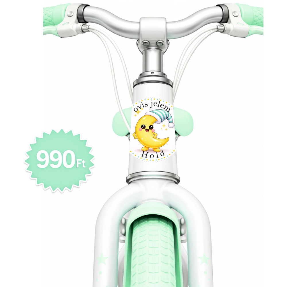 Hold ovis jeles kerek bicikli matrica vázra