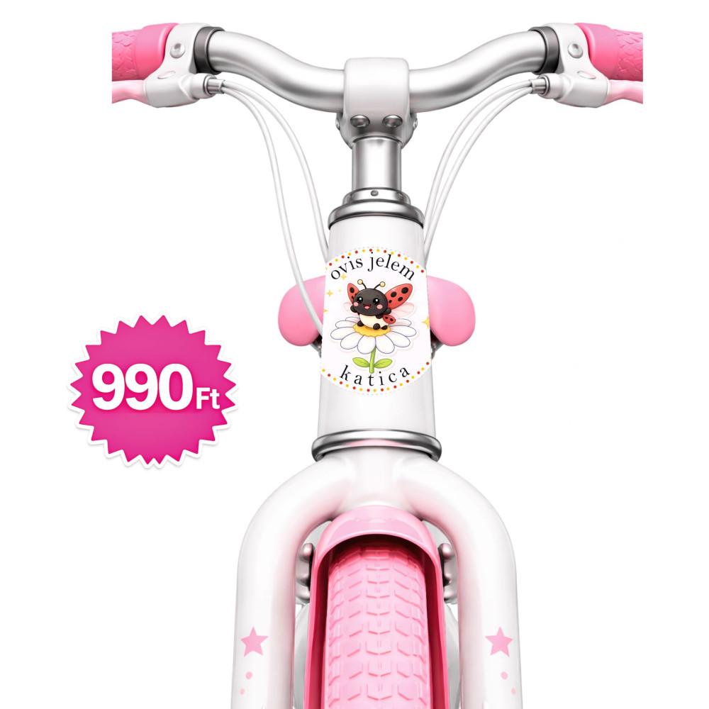 Katica ovis jeles kerek bicikli matrica vázra Katica ovis jeles kerek bicikli matrica vázra