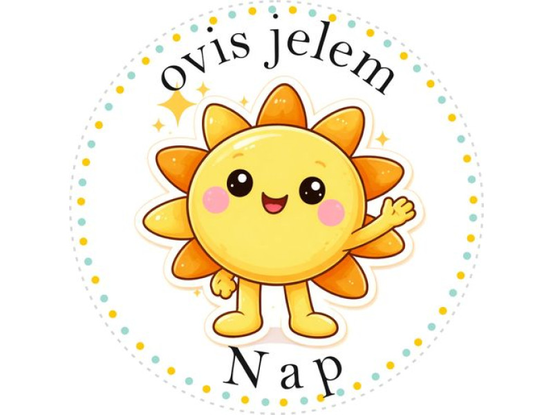 Napocska ovis jeles kerek bicikli matrica vázra
