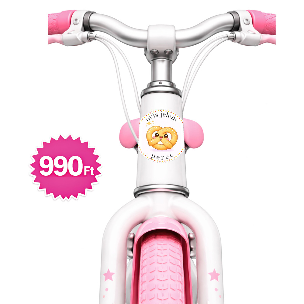 Perec ovis jeles kerek bicikli matrica vázra