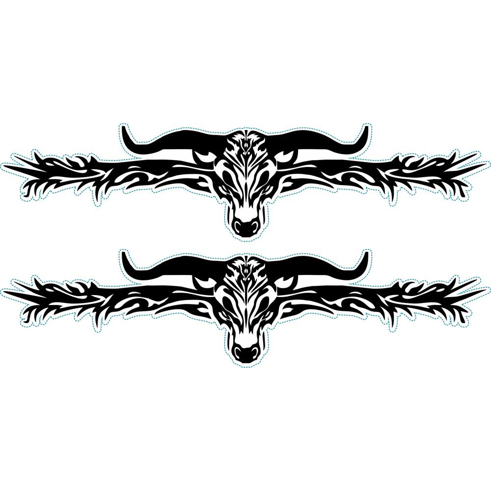 Bika nonfiguratív kerékpármatrica, fekete, férfi biciklire