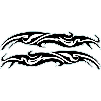 Nonfiguratív kerékpármatrica