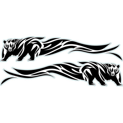 Medve bicikli pármatrica, fekete, férfi biciklire