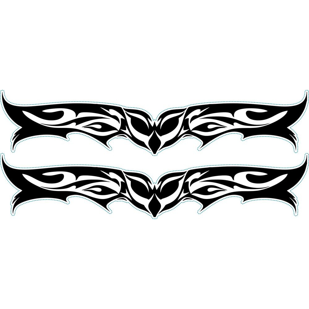 Baglyos bicikli matrica, fekete bagoly, férfi biciklire