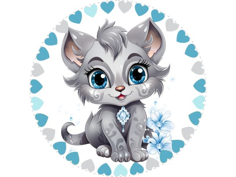 Cicás kerek gyerek kerékpár matrica kormány alatti vázra