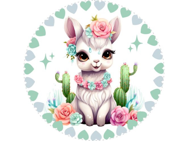 Lámás kerek gyerek kerékpár matrica kormány alatti vázra