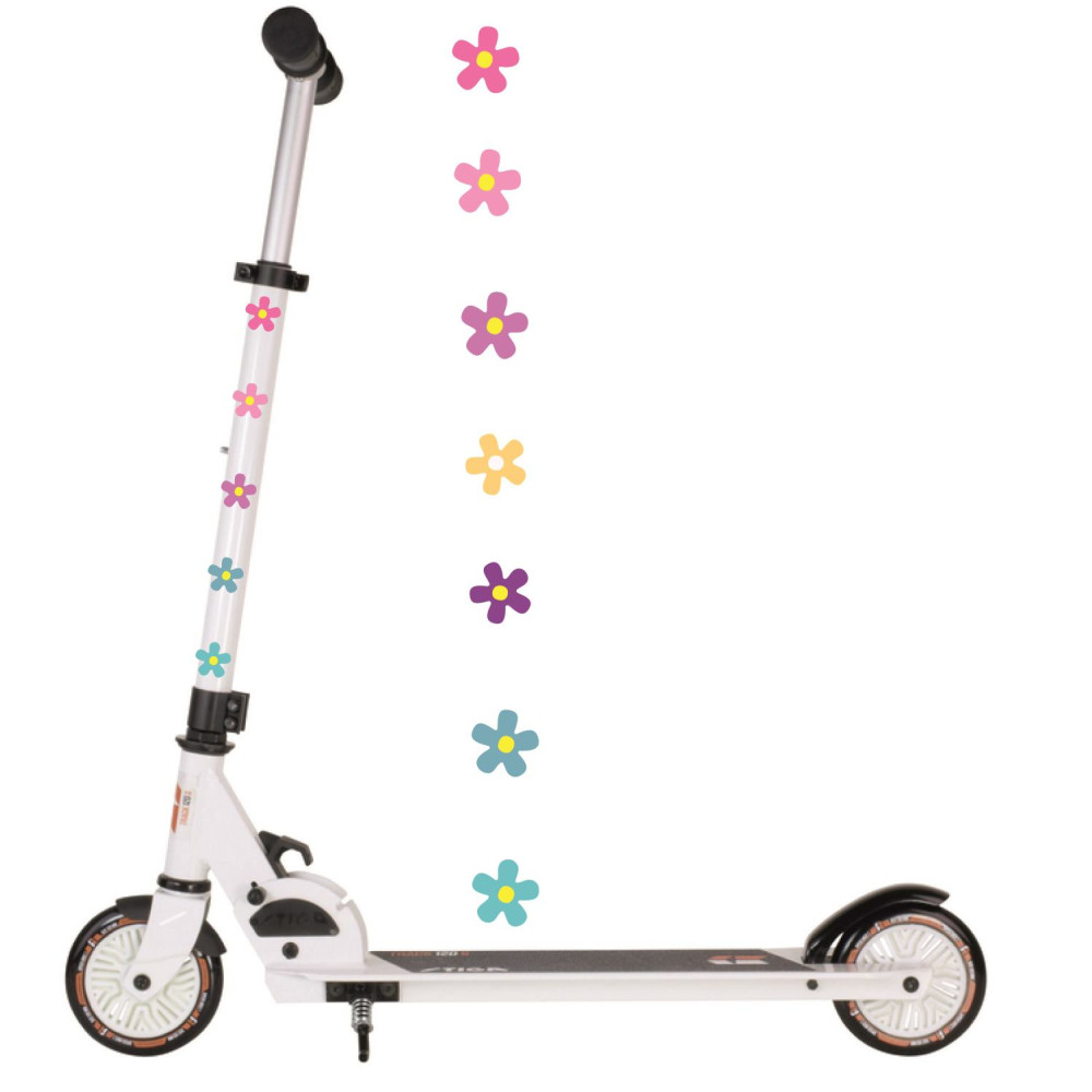 Színes virágos roller matricák - 55 db-os Színes virágos roller matricák - 55 db-os