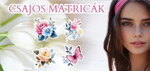 Női bicikli matrica és kerékpár matricák